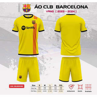 Bộ đồ đá banh CLB Barca sọc sân nhà