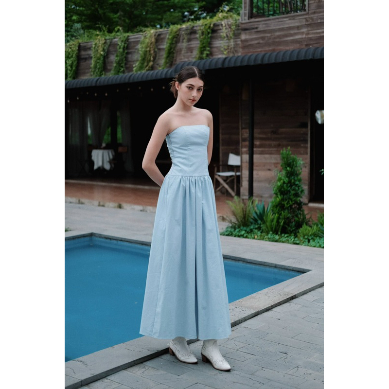 RUBIES Đầm Dài Yuki Dress Hoa