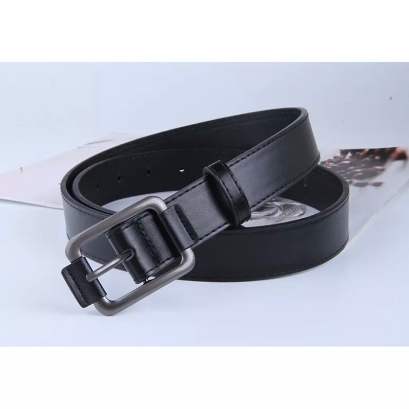 THẮT LƯNG UNISEX HÀN QUỐC BẢN 3 CM BASIC DA PU