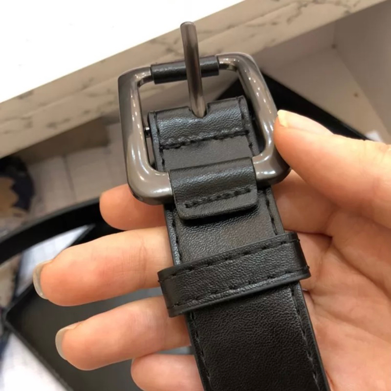 THẮT LƯNG UNISEX HÀN QUỐC BẢN 3 CM BASIC DA PU