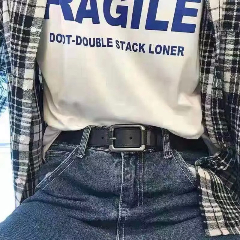 THẮT LƯNG UNISEX HÀN QUỐC BẢN 3 CM BASIC DA PU