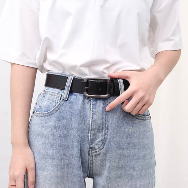 THẮT LƯNG UNISEX HÀN QUỐC BẢN 3 CM BASIC DA PU