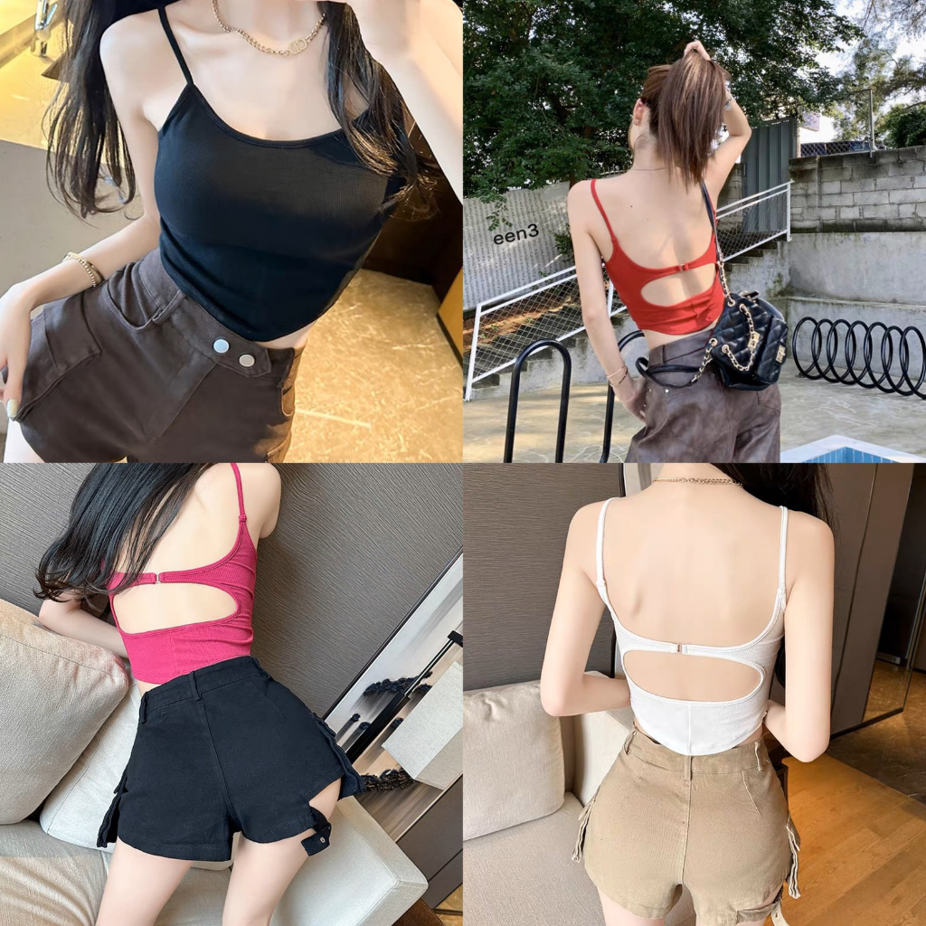 Áo Bra Nữ Dáng Croptop Kiểu Hở Lưng Có Lót Ngực Sexy Mẫu Mới Siêu Hot H2