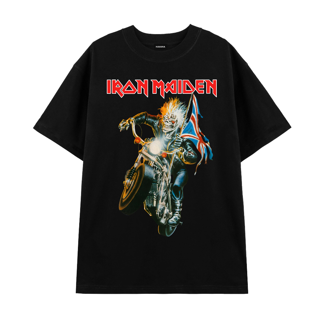 Áo Thun Rock Band Tee , Áo Iron Maiden HAVANA Vải Cotton Cao Cấp Thoáng Mát Mã 005