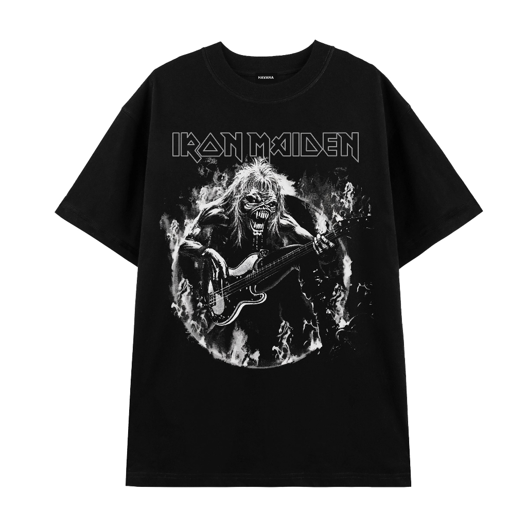 Áo Thun Rock Band Tee , Áo Iron Maiden HAVANA Vải Cotton Cao Cấp Thoáng Mát Mã 013