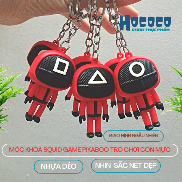 Móc khoá squid game trò chơi con mực