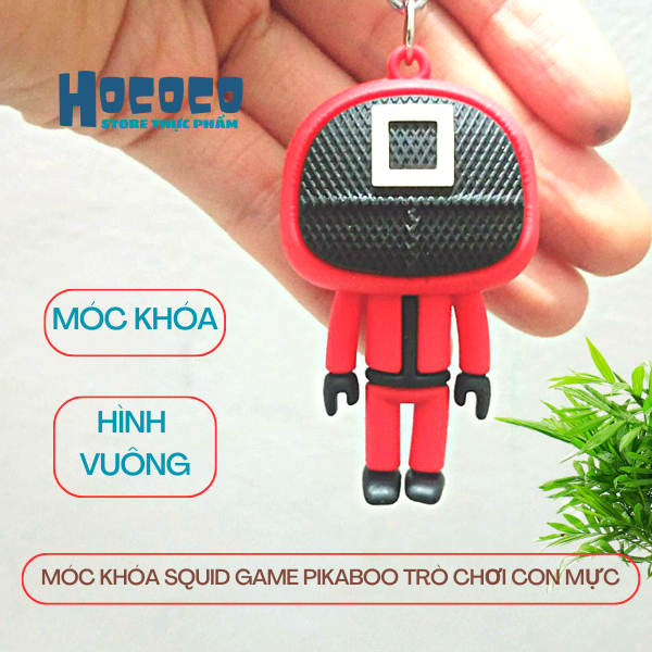 Móc khoá squid game trò chơi con mực