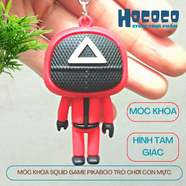 Móc khoá squid game trò chơi con mực
