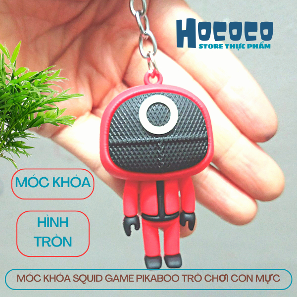 Móc khoá squid game trò chơi con mực