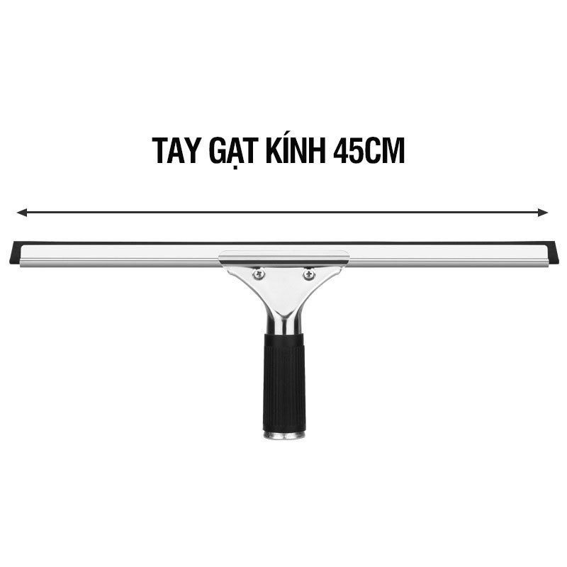 Tay Gạt Kính Inox 25/35/45cm 🔧 𝐅𝐑𝐄𝐄 𝐒𝐇𝐈𝐏 🔧 Hàng Chuyên Dụng Cao Cấp