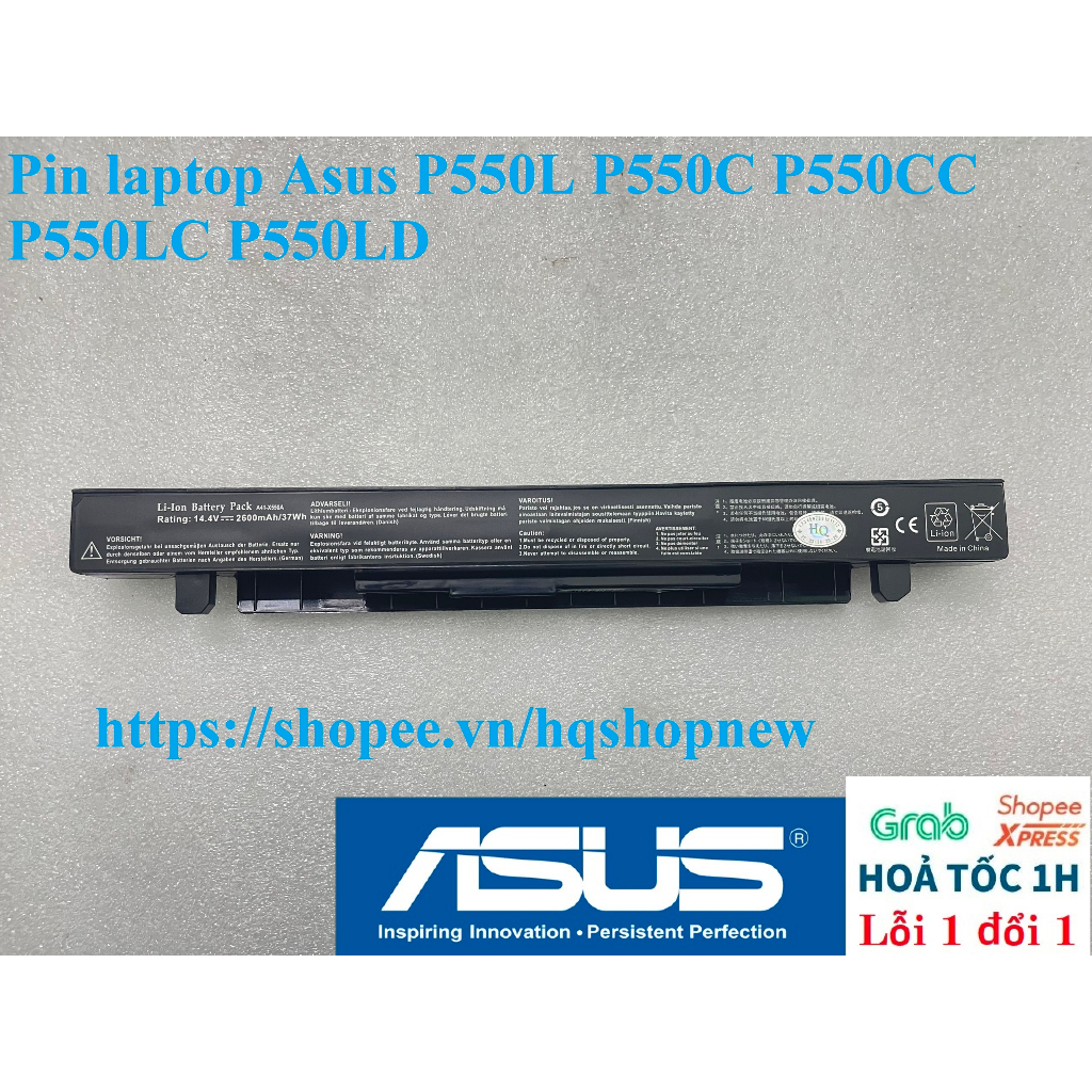 ⚡ Pin laptop Asus P550L P550C P550CC P550LC P550LD