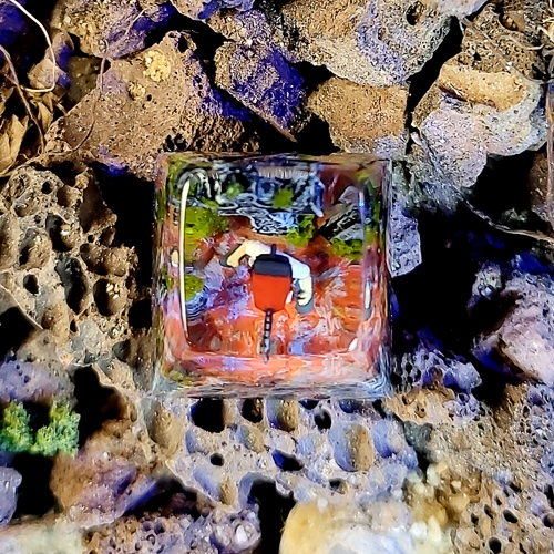 Chainsaw man keycao , nút bàn phím cơ nhân vật chainsaw man , keycap resin , resin keycap