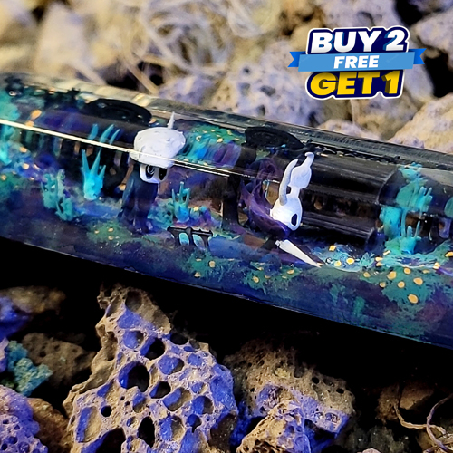 Hollow knight keycap spacebar , phím cách bàn phím cơ nhân vật trong game hollow knight , keycap resin