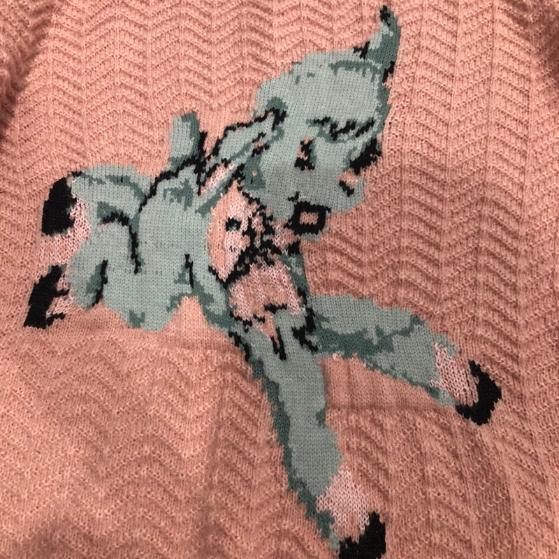 Áo len hồng Dazzle