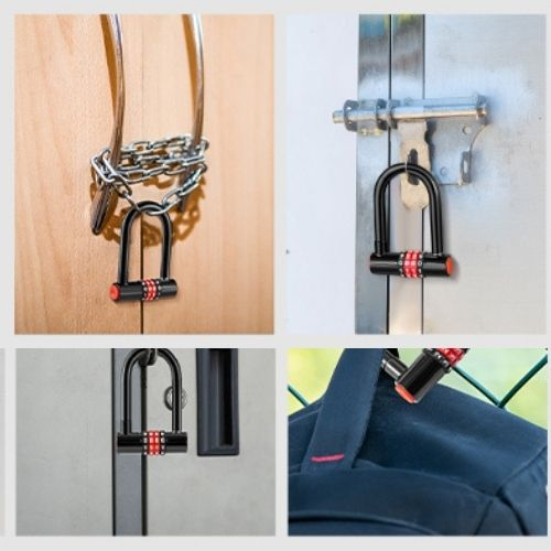 Khoá chữ U ZX4040 DAIYA SMART LOCK, khoá số thiết kế tinh tế mật mã 4 số siêu bền bỉ