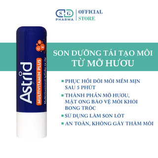 Son Dưỡng Môi Mỡ Hươu Astrid Lip Balm Full Size 4.7g