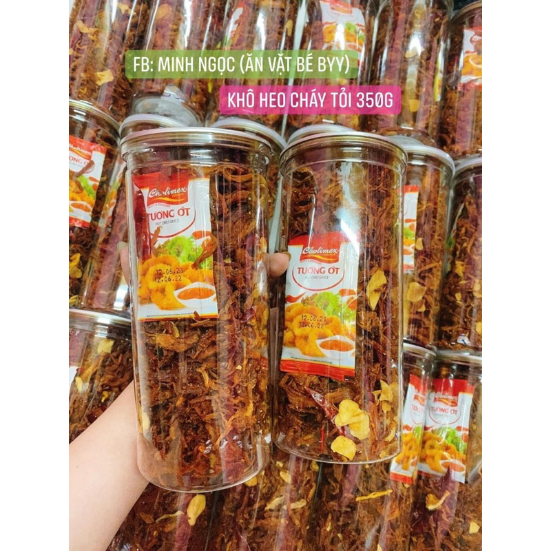 KHÔ HEO CHÁY TỎI 350G NGON