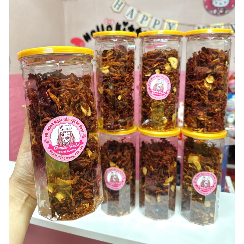 KHÔ HEO CHÁY TỎI 350G NGON