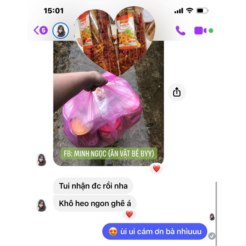 KHÔ HEO CHÁY TỎI 350G NGON