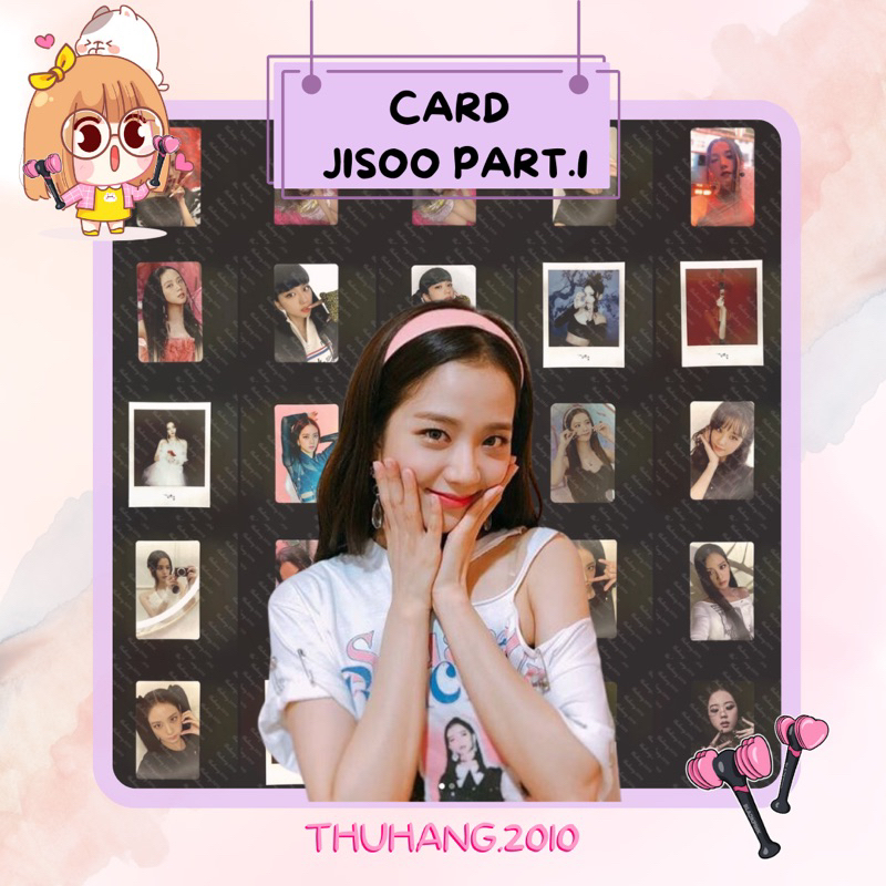 COMBO ẢNH CARD JISOO BLACKPINK 🐰 - Part. 1