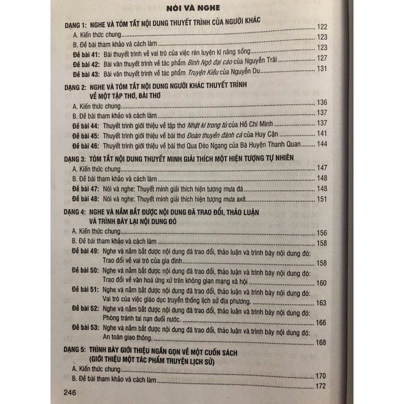 Sách - Hướng dẫn Viết, Nói và Nghe các dạng Văn Lớp 8 Tập một