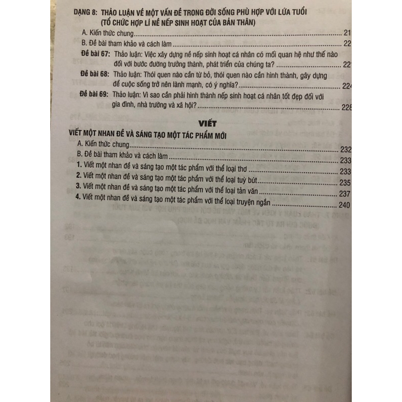Sách - Hướng dẫn Viết, Nói và Nghe các dạng Văn Lớp 8 Tập một