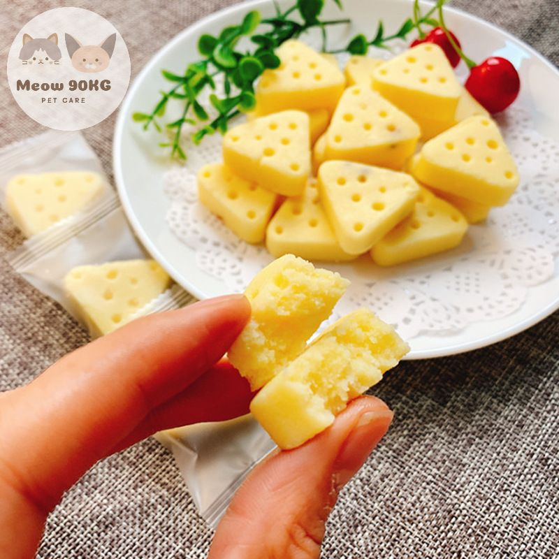 🧀 Viên Phô Mai Sấy Dẻo Siêu Ngon Siêu Thơm Vô Cùng Béo Ngậy Dùng Cho Cún Mèo & Hamster 🧀