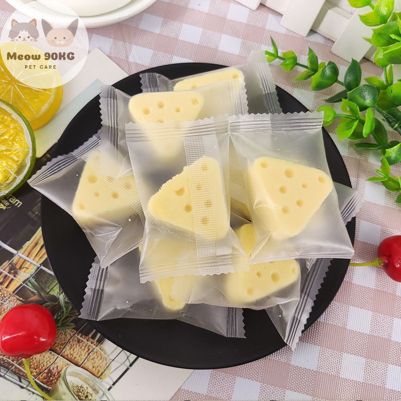 🧀 Viên Phô Mai Sấy Dẻo Siêu Ngon Siêu Thơm Vô Cùng Béo Ngậy Dùng Cho Cún Mèo & Hamster 🧀
