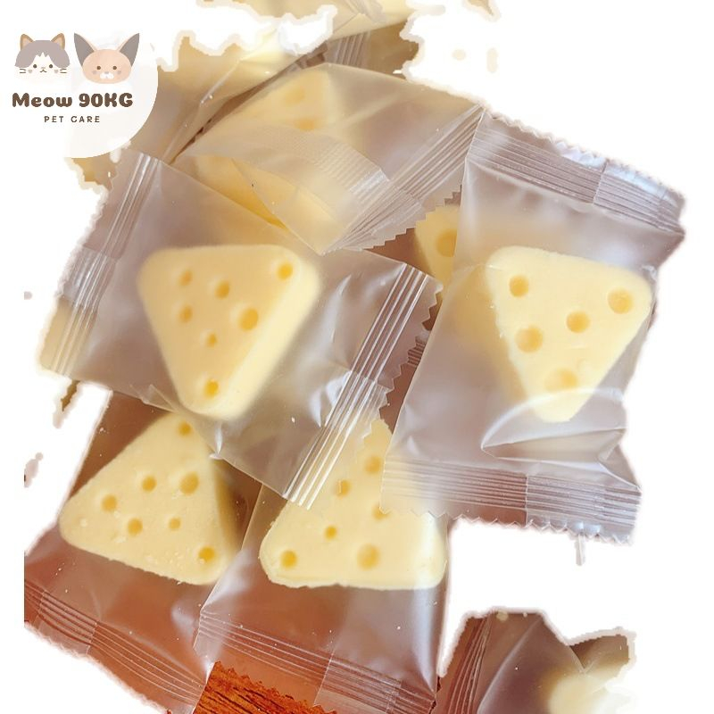 🧀 Viên Phô Mai Sấy Dẻo Siêu Ngon Siêu Thơm Vô Cùng Béo Ngậy Dùng Cho Cún Mèo & Hamster 🧀