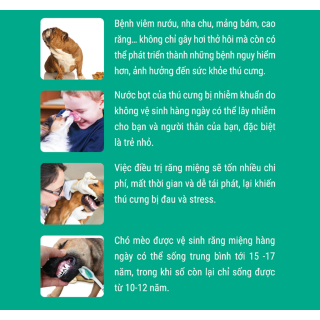 Nước uống vệ sinh răng miệng cho chó Tropiclean Fresh Breath Oral Care 100ml