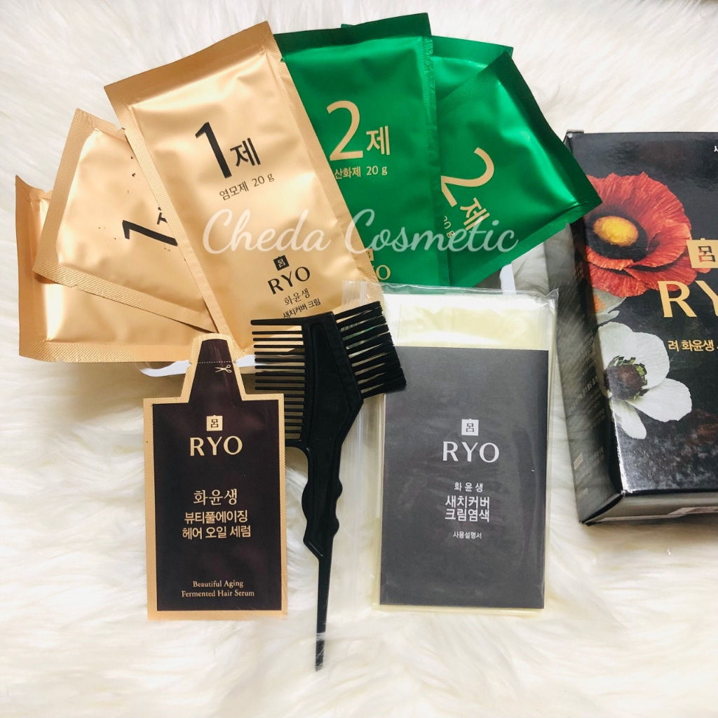 Thuốc Nhuộm Tóc Đen / Nâu Đen / Nâu Ryo Của Tập Đoàn Amore Pacific.