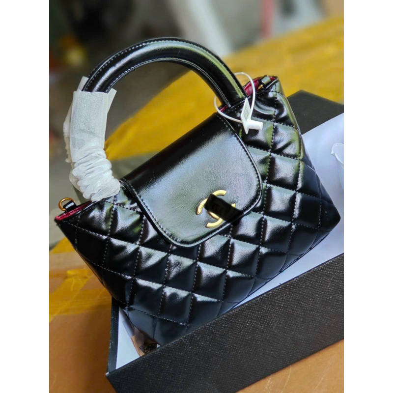 Túi xách túi đeo chéo túi cầm tay fullbox da trơn màu chần trâm tag chà neo dây xích hotgirl