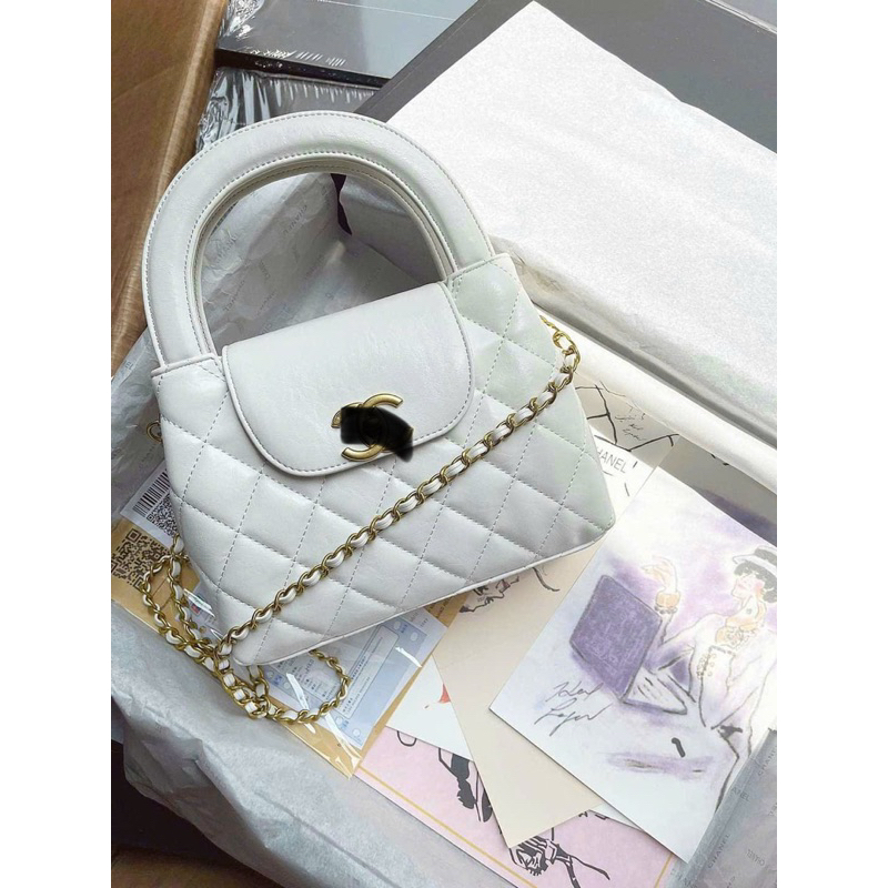 Túi xách túi đeo chéo túi cầm tay fullbox da trơn màu chần trâm tag chà neo dây xích hotgirl