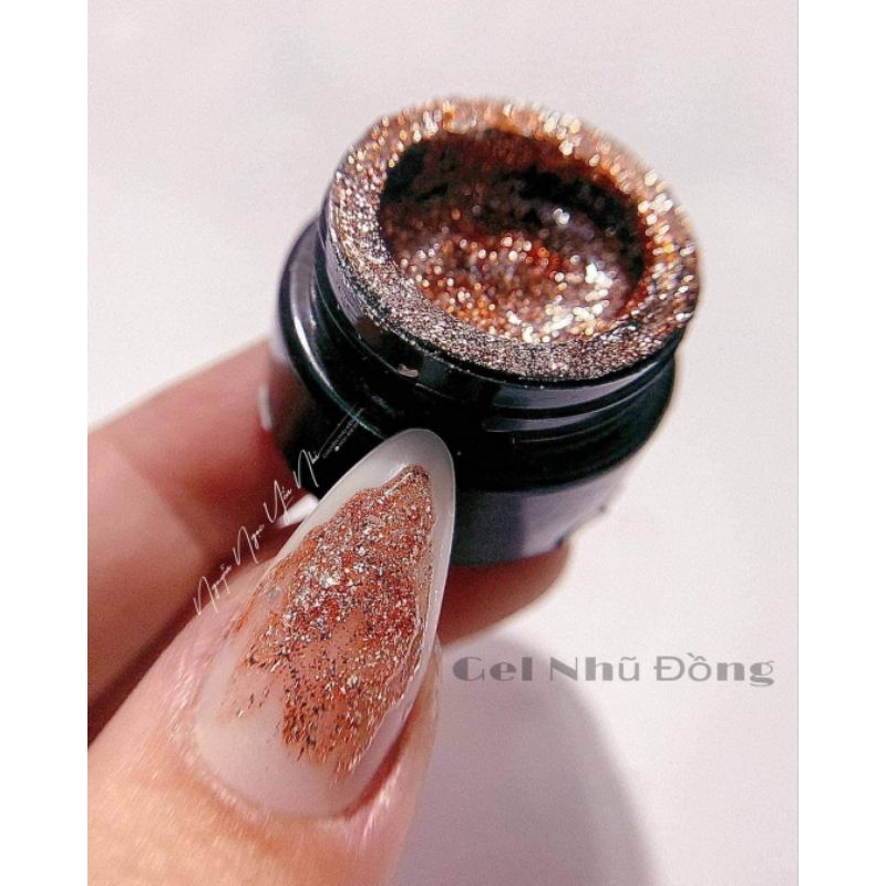 Gel Nhũ Nail Siêu Sáng - Gel Nhũ Viền Đặc Huaxi  - Trang Trí Móng