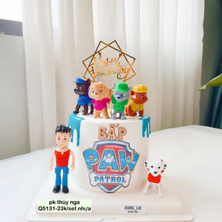 2 Set Chó Cứu Hộ Nhựa Nhẹ