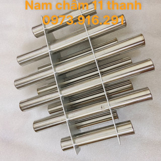 Nam châm dàn 11 thanh, lọc sắt máy sản xuất nhựa