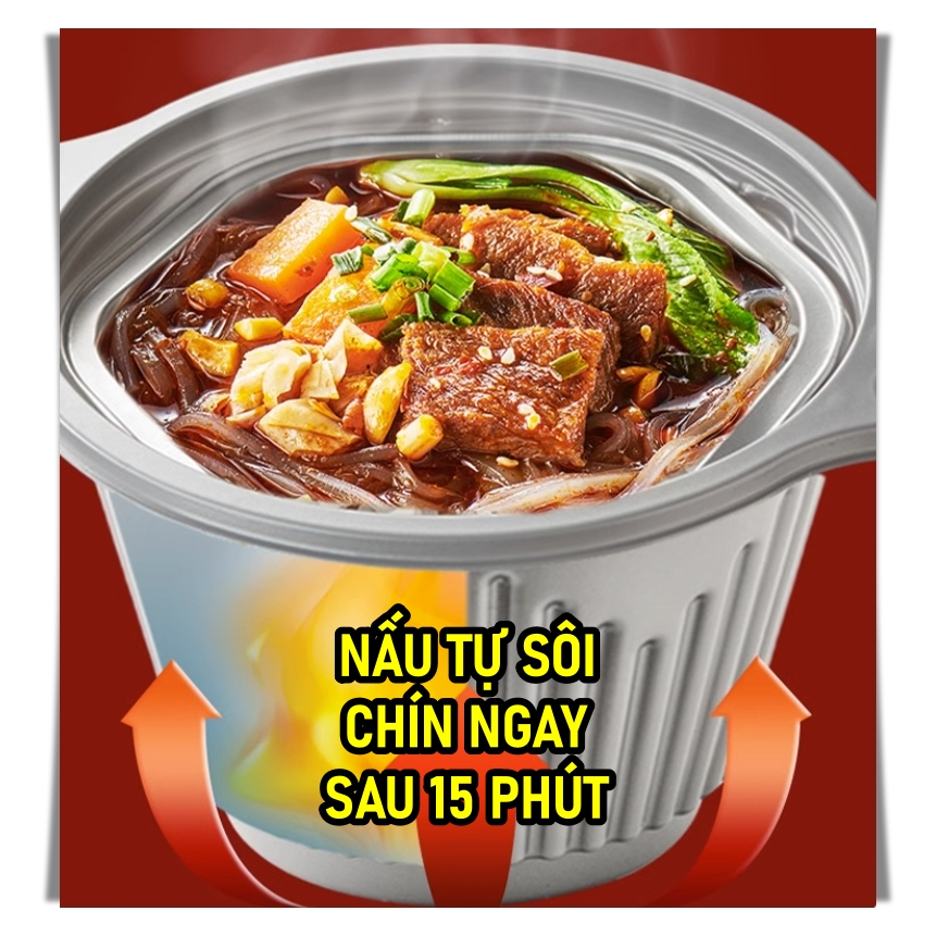 Lẩu Mini Tự Sôi Trùng Khánh - Vị Bò Chua Cay Mới - Có Sẵn tại HCM