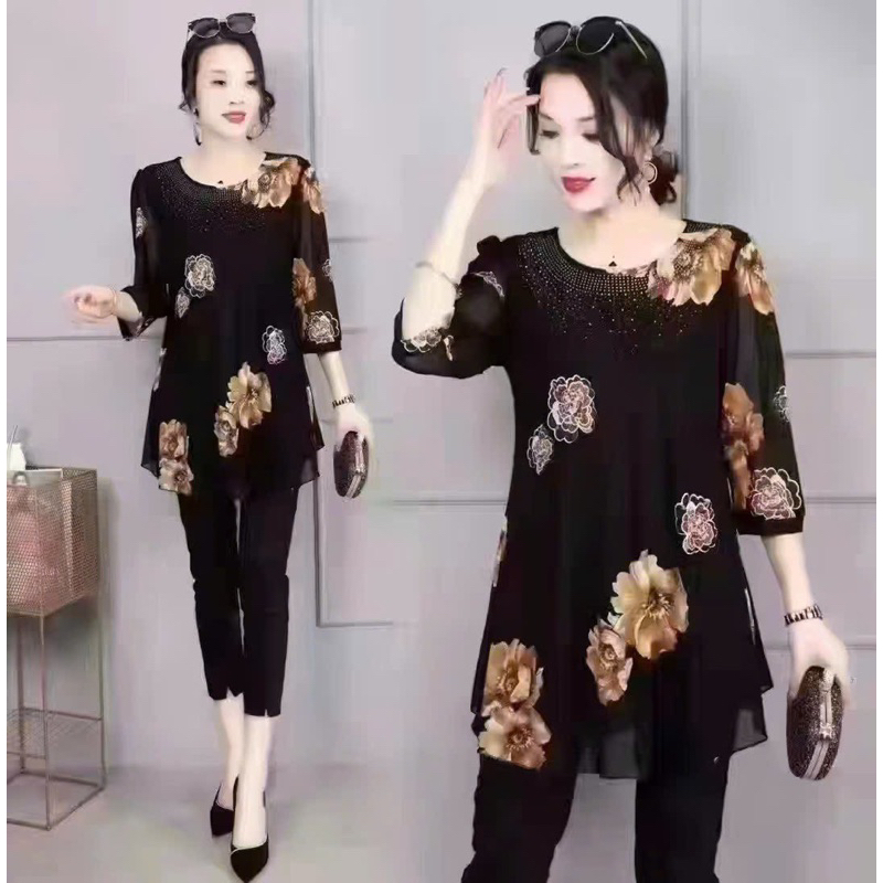 Áo thun nữ trung niên 50-85kg