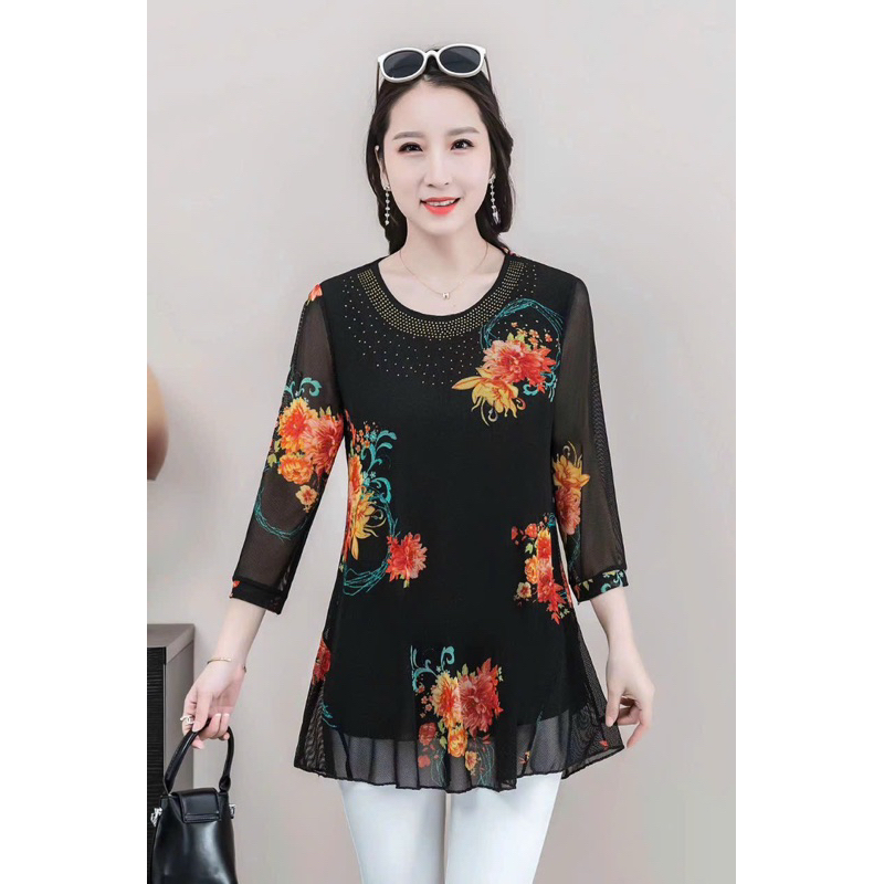 Áo thun nữ trung niên 50-85kg