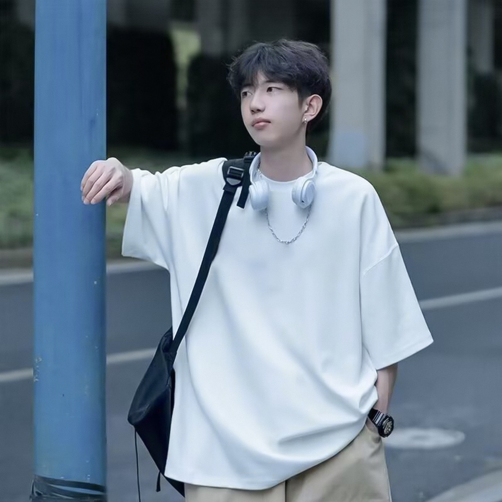 Áo thun nam nữ tay lỡ unisex mã TT84 dáng Áo phông nam chất vải thun cotton cao cấp cho mùa hè thu 10 màu