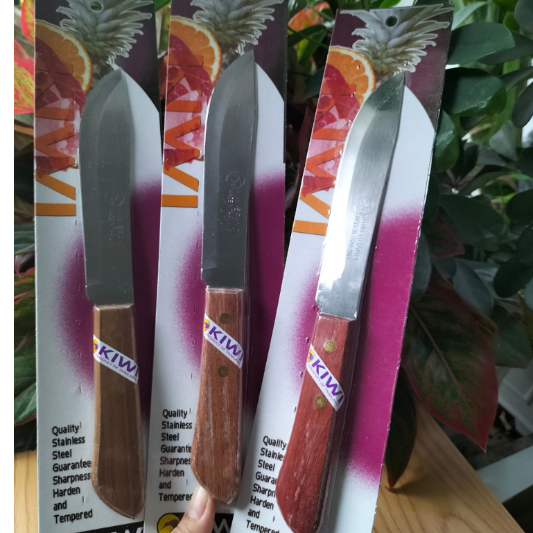 Dao lạng thịt cán gỗ Kiwi246  hàng nhập khẩu Thái Lan