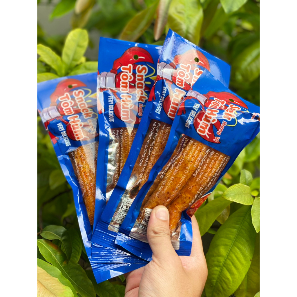 snack tôm hùm Anh Khoa, ăn vặt cổng trường, free ship