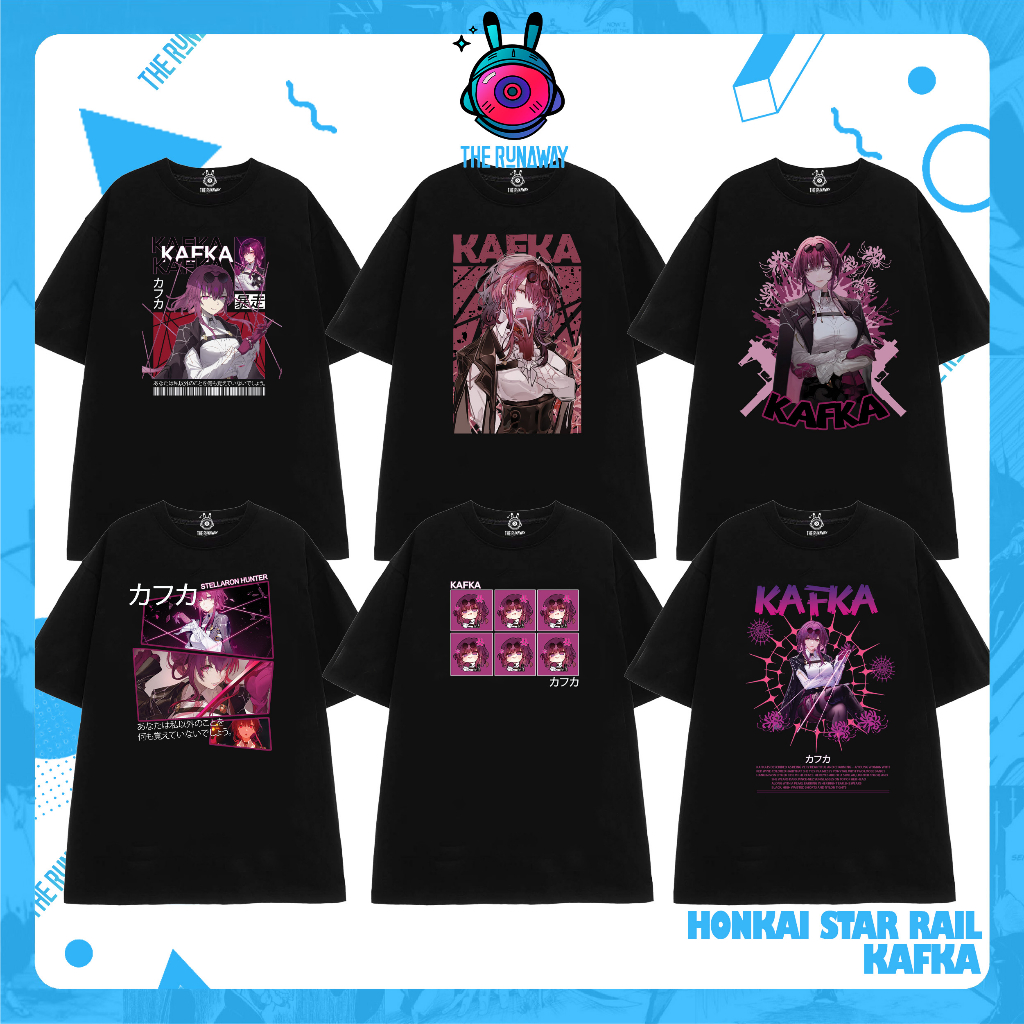 Áo phông Honkai Star Rail: Kafka 100% Cotton cho Nam/ Nữ by The Runaway
