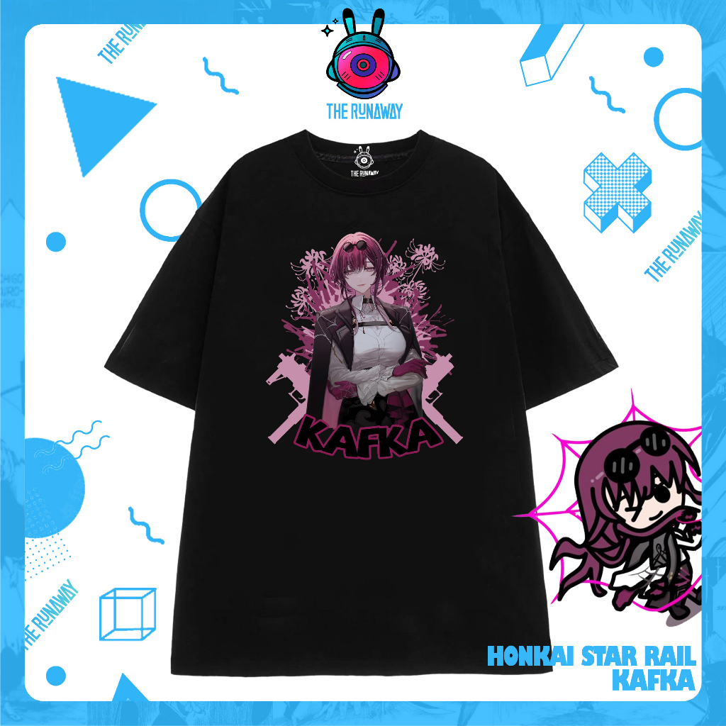 Áo phông Honkai Star Rail: Kafka 100% Cotton cho Nam/ Nữ by The Runaway