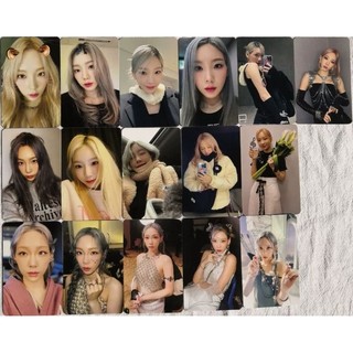 Ảnh album INVU Taeyeon photocard official SNSD Oh!GG Girls' Generation My Voice SMstore Purpose Hoot