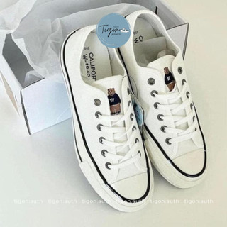 Giày thể thao sneaker Whoau chính hãng họa tiết gấu Steve thời trang | WHPGC2121A