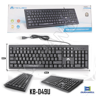 Bàn phím văn phòng có dây misuko kb-049u kiểu dáng gọn