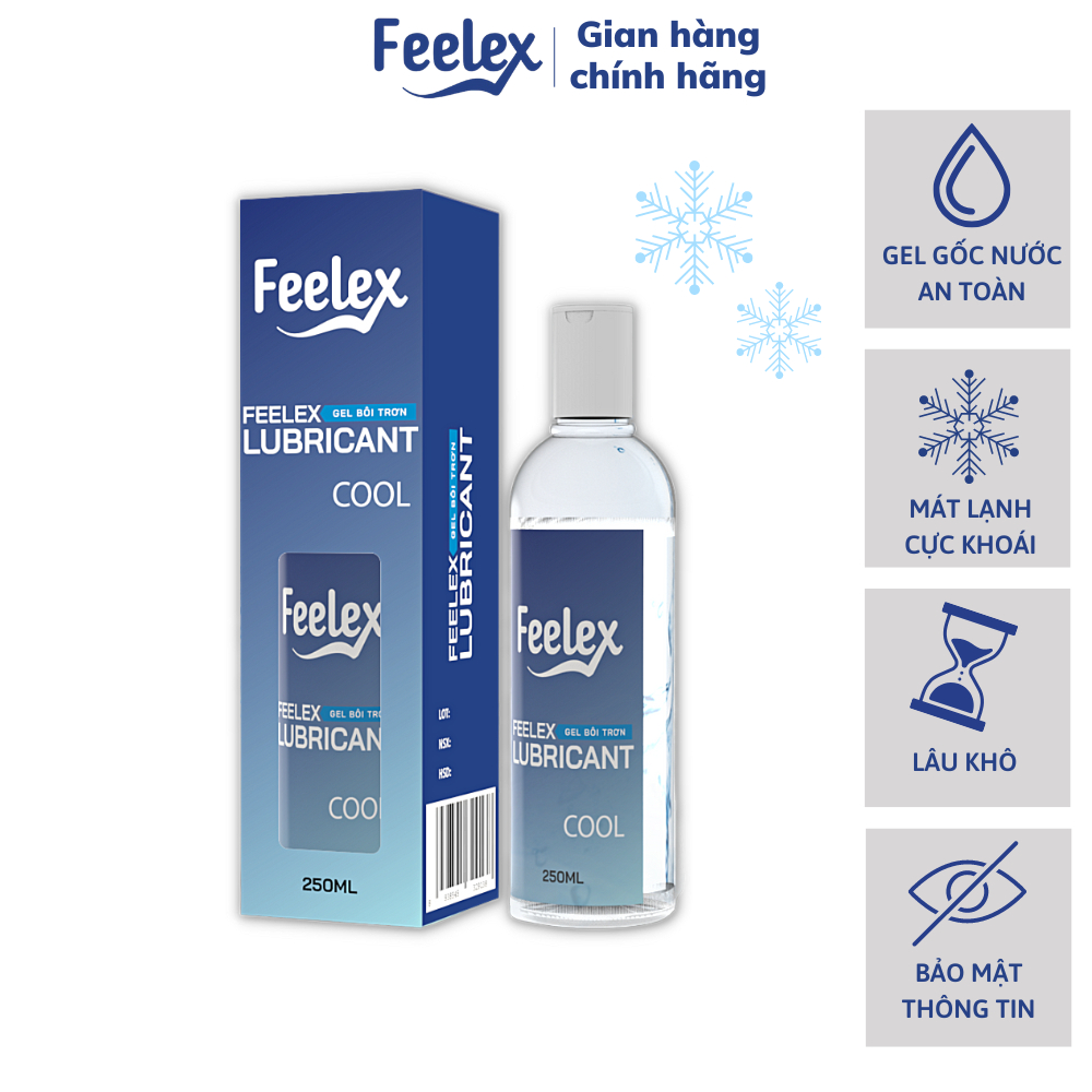 Gel bôi trơn quan hệ Feelex Lubricant OZO Performa Cool cảm giác ấm, lạnh, siêu trơn, nhiều mùi hương