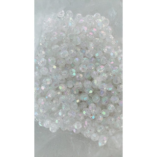 10g hạt nhựa arcylic 6mm giả pha lê nhiều màu sắc