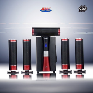 Dàn loa chính hãng JERRY D5 5.1 Bluetooth - Âm thanh đa chức năng và thiết kế nhỏ gọn. loa vi tính